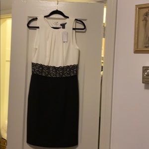 Black and white dress